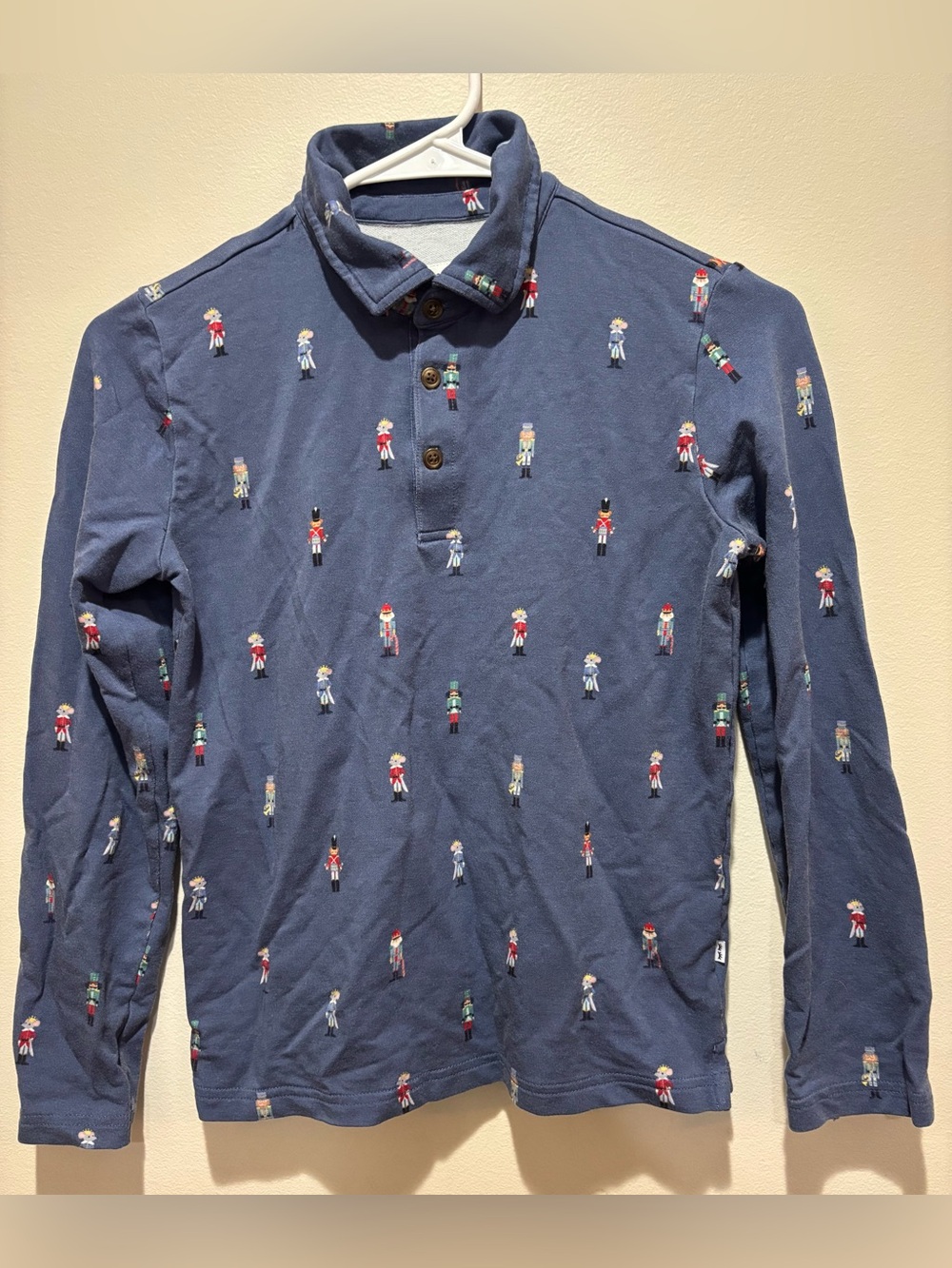 Little Sleepies Play Nutcracker Christmas Soldier Polo Shirt Bamboo Cotton